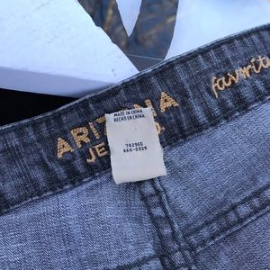 Arizona Jean Co Favorite Super Skinny Black Charcoal Gray Denim Jeans 21 Short